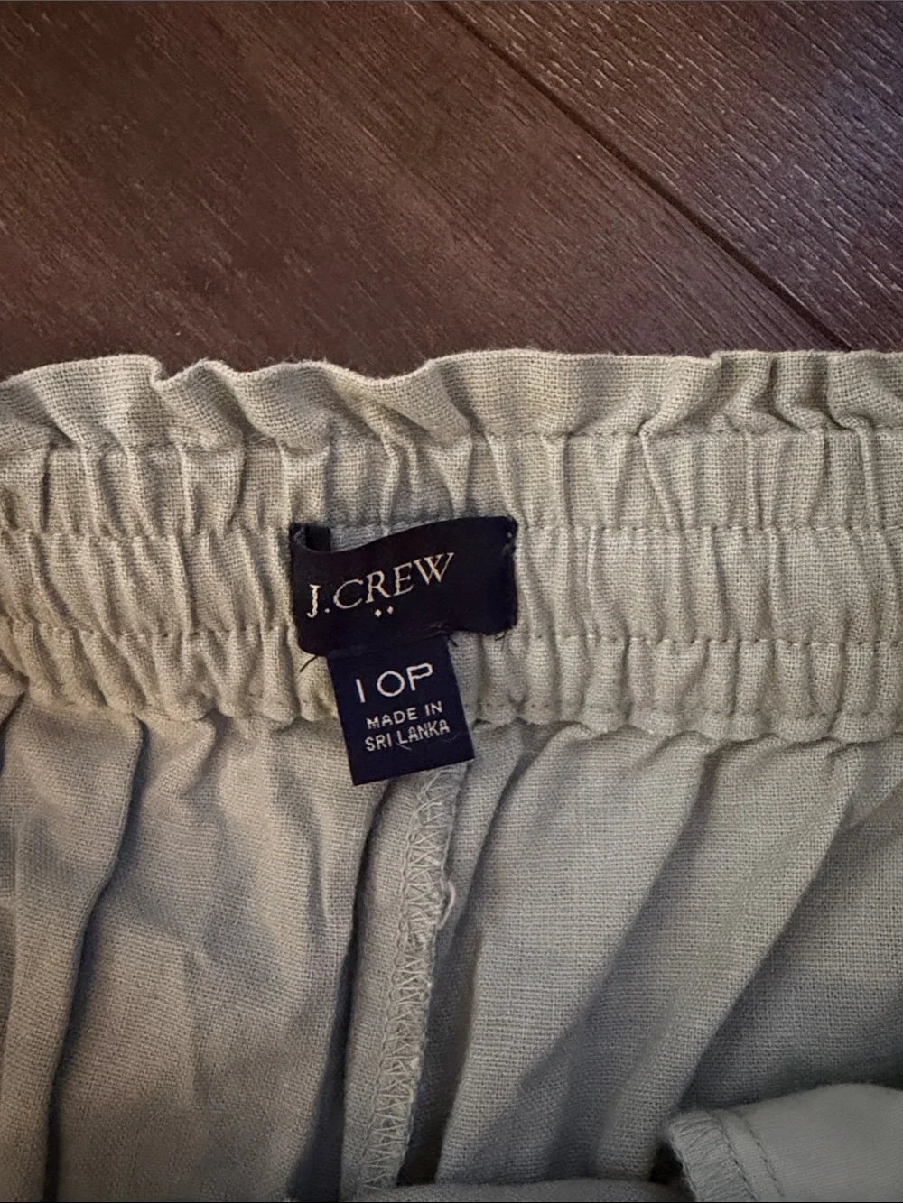 J. Crew Men's Light Sage Drawstring Joggers